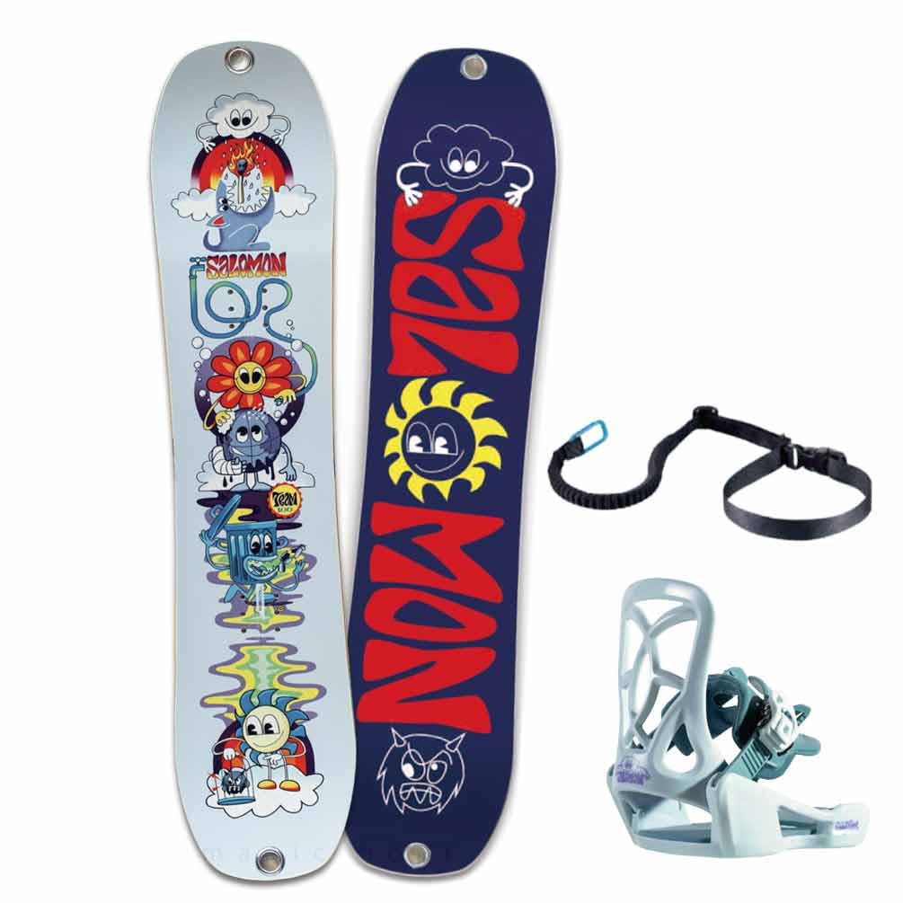 Amazon | スノーボード 板 子供 2点 セット スノボ ビンディング