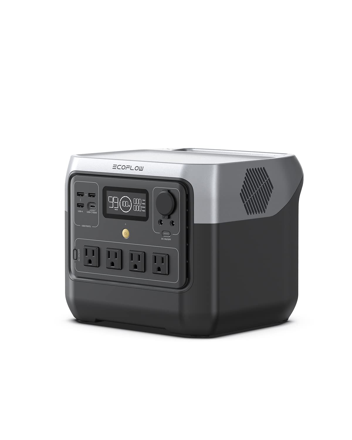 EF ECOFLOW Portable Power Station RIVER 2 Pro 700, 716Wh LiFePO4