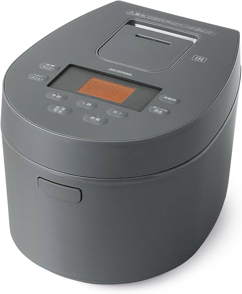 Amazon | 【低温調理可能】 アイリスオーヤマ 炊飯器 3合 IH式