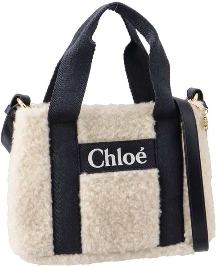 Amazon | [クロエ] 大人もOK キッズ ハンドバッグ ファー ロゴリボン