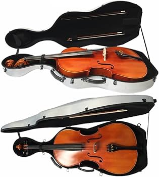 Amazon.co.jp: チェロケース、4/4チェロハードケース、超軽量カーボン