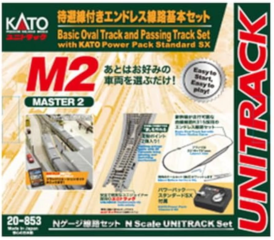 Amazon | KATO Nゲージ M2 待避線付きエンドレス線路 基本セット