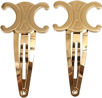 Amazon.co.jp: [セリーヌ] ヘアクリップ 2個セット ヘアアクセサリー