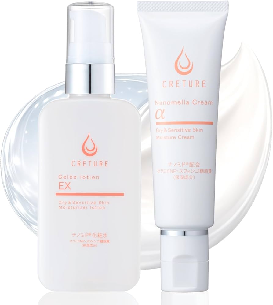 Amazon | 突然の赤み痒みに クレチュール [ 化粧水/クリーム 2点セット