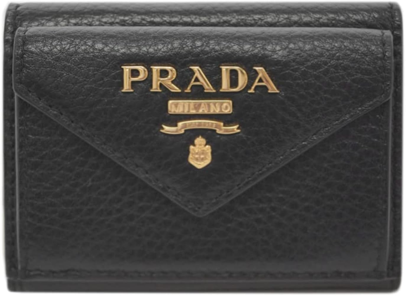 Amazon | プラダ 財布 1MH021 PRADA 三つ折り 小銭入れ付き GLロゴ