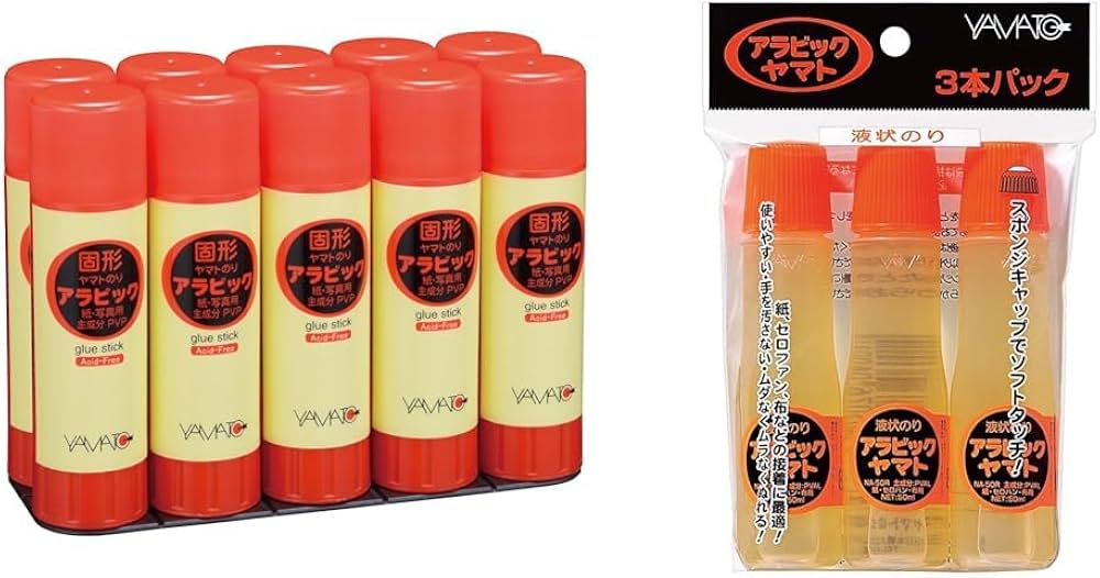 Amazon | 【セット買い】ヤマト スティックのり お徳用パック 10g 10本