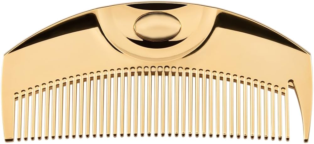 LOVE CHROME K24GP TSUKI GOLD/Japanese artisan hair comb : Amazon