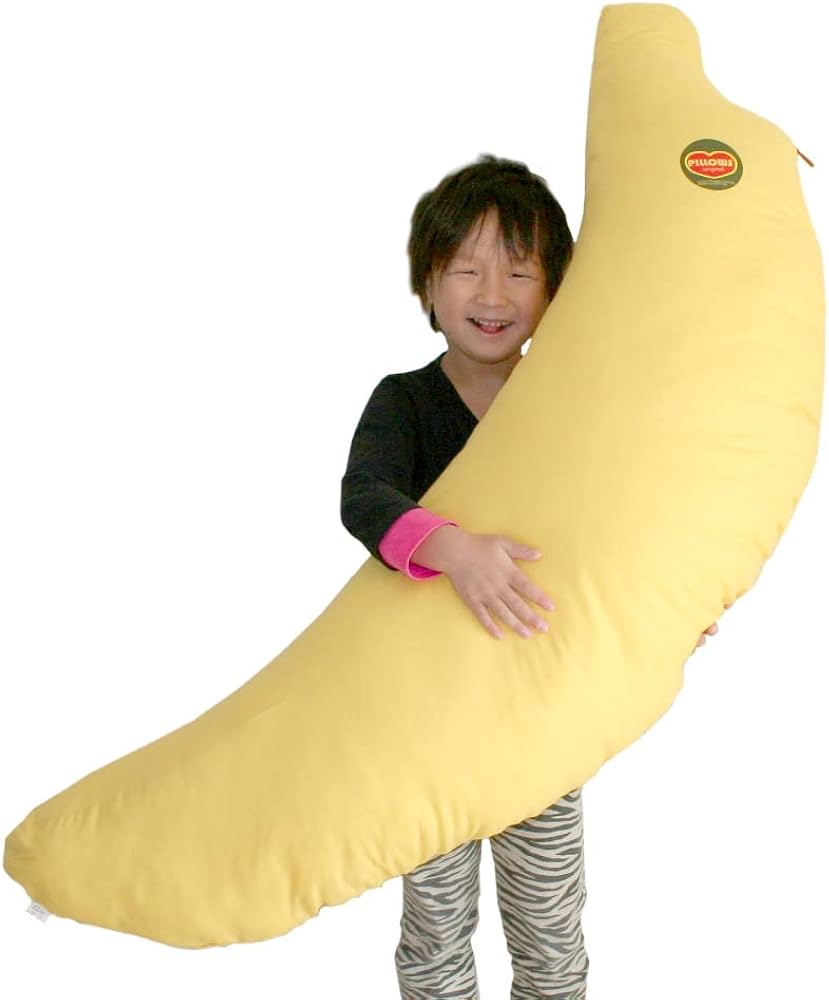 Amazon｜抱き枕 クッション バナナ♪ (BIGサイズ)｜抱き枕