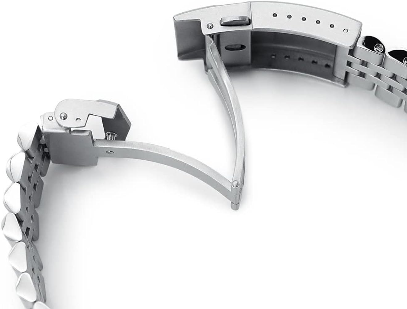 Amazon.co.jp: 22mm メタル時計バンド ステンレス ジュビリー