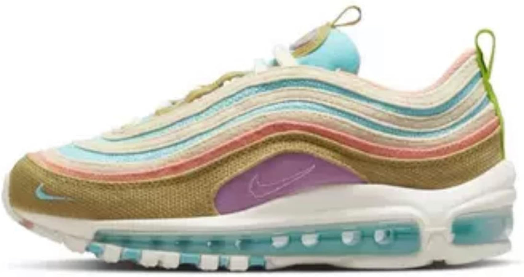 Amazon.com | Nike Boy's Air Max 97 SE (Big Kid) Copa/Sail/Wheat