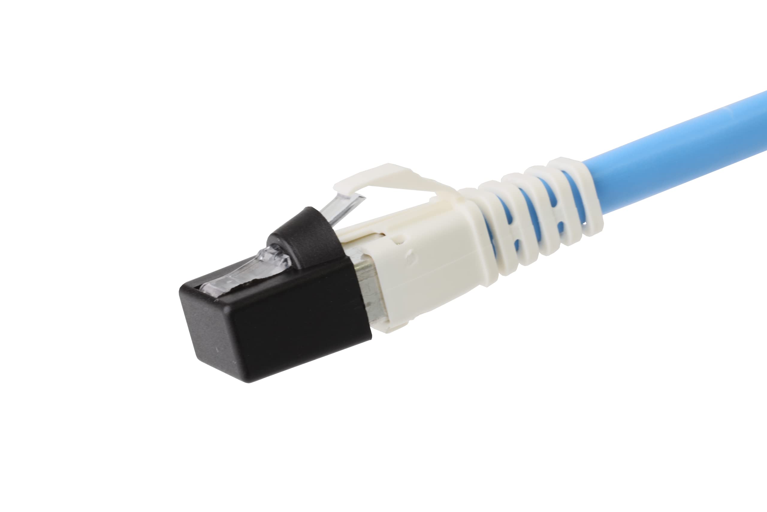 Amazon.co.jp: 日本製線 Cat6A シールドLANケーブル 26AWG単線 水色2m