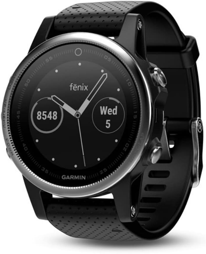 Garmin Fenix 5s Orologio Sportivo, Argento/Nero : Amazon.it