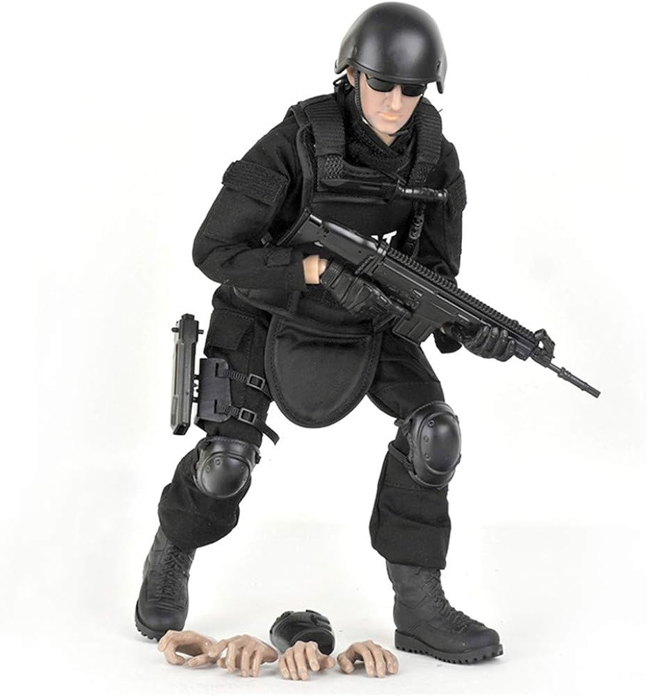 Amazon.co.jp: 1/6スケール12インチSWAT警察アクションフィギュア30