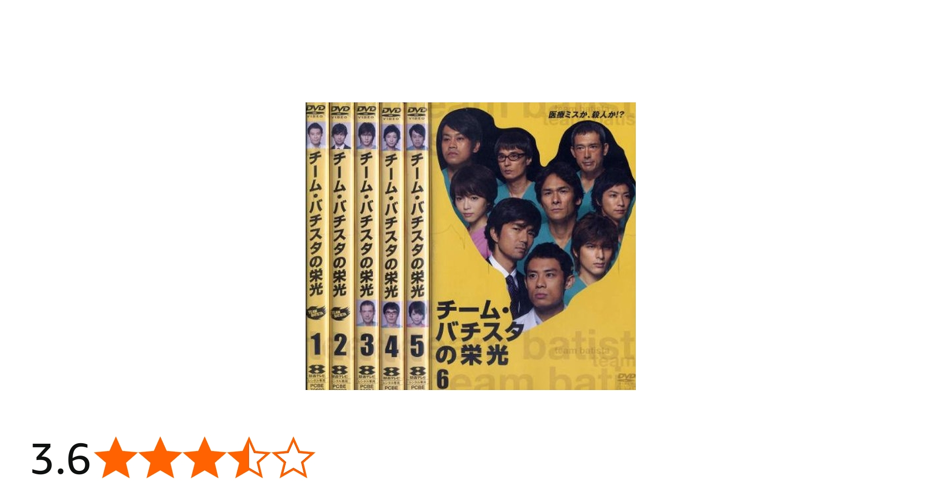 Amazon.co.jp: チーム・バチスタの栄光 [レンタル落ち] (全6巻