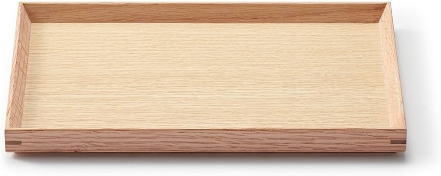 Amazon.com: MUJI MDC81A2S 木製方形托盤,天然,約。 寬度10.6 x 深度