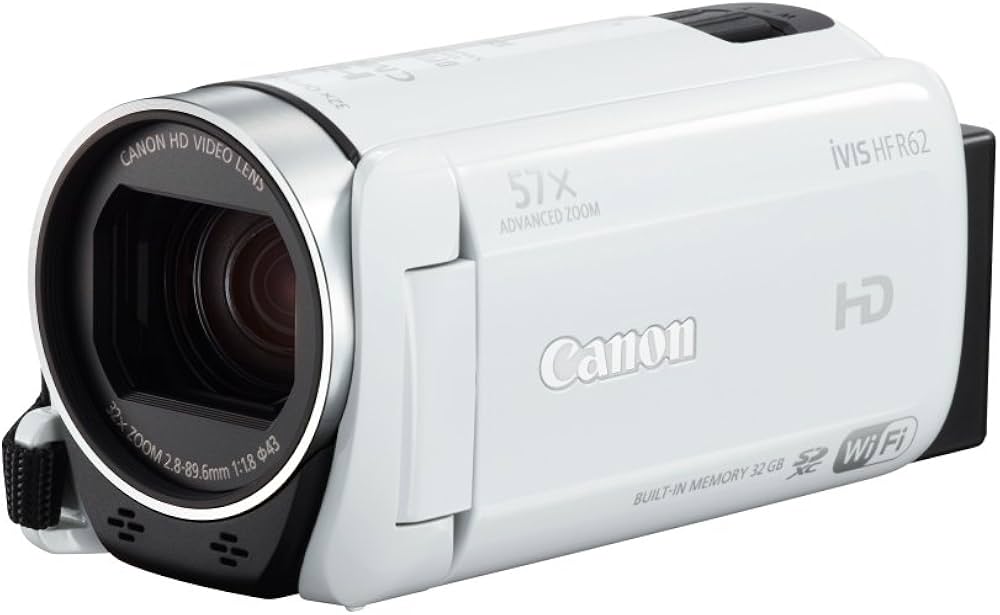 Amazon.co.jp: Canon デジタルビデオカメラ iVIS HF R62 光学32倍