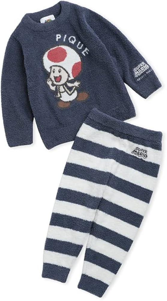 Amazon | [gelato pique] 【スーパーマリオ】【キッズ】ジャガードプル