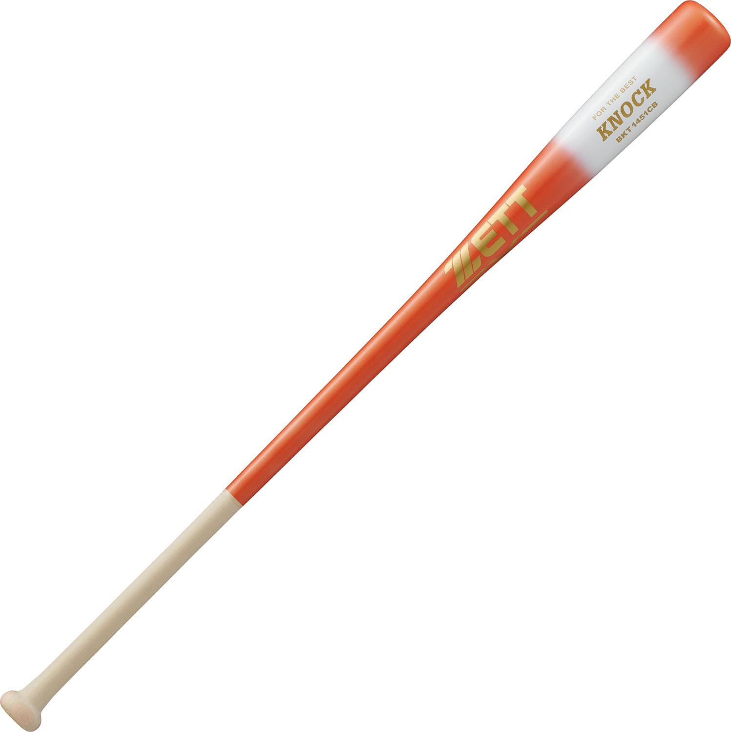 バレルスピンバット トレーニングバット ホワイト/オレンジ バレル