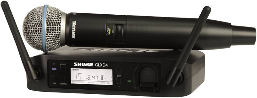 Amazon.com: Shure GLXD24/B58 Microphone System with GLXD4 Receiver