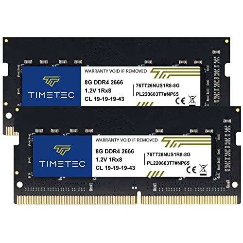 Amazon.co.jp: Timetec 16GB KIT(2x8GB) ノートPC用メモリ 2666MHz