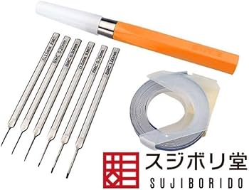 Amazon.co.jp: スジボリ堂 新お試しセット BMC タガネ 6本 タガネ