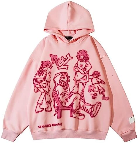 MAEHARRT Moletom com capuz unissex Y2k com zíper completo com