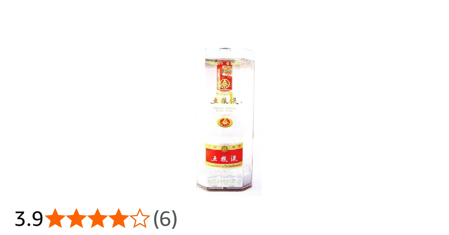 Amazon.co.jp: 五粮液 (ごりょうえき) 透明瓶 52度 500ml : 食品・飲料