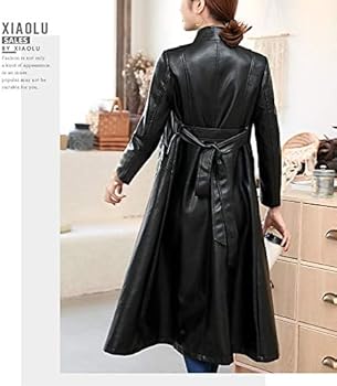 Amazon | [D.IIZOO] ロング丈 レザーコート レディース レザー