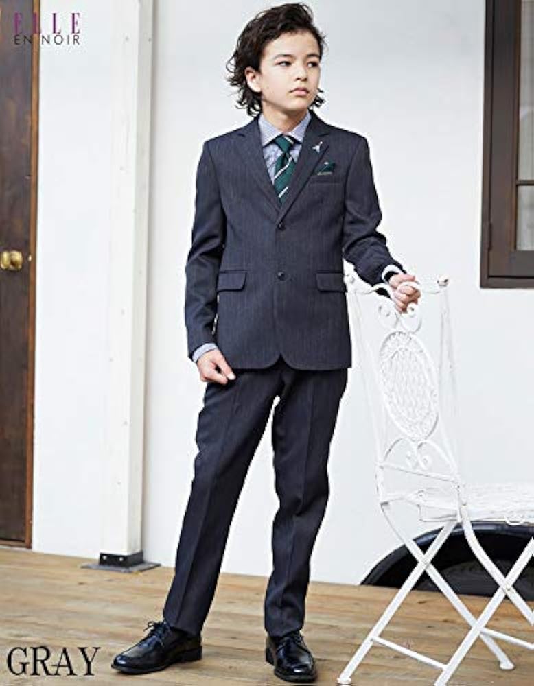 Amazon | [ELLE en noir] エルアンノワール 卒業式 男の子 スーツ