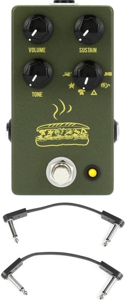 Amazon.com: JHS Muffuletta 6-way Fuzz Pedal with Patch Cables