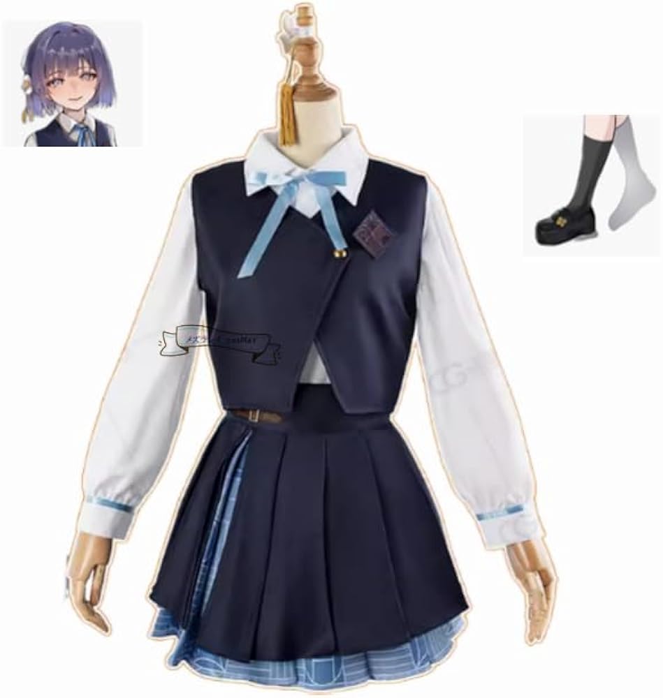 Amazon.co.jp: [TONGSHI] 学マス 秦谷美鈴 制服 コスプレ衣装 +