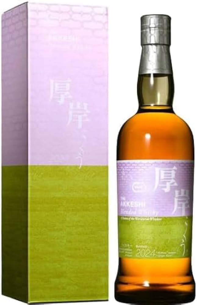 Amazon.co.jp: 厚岸 ブレンデッドウイスキー 穀雨 こくう 2024 700ml