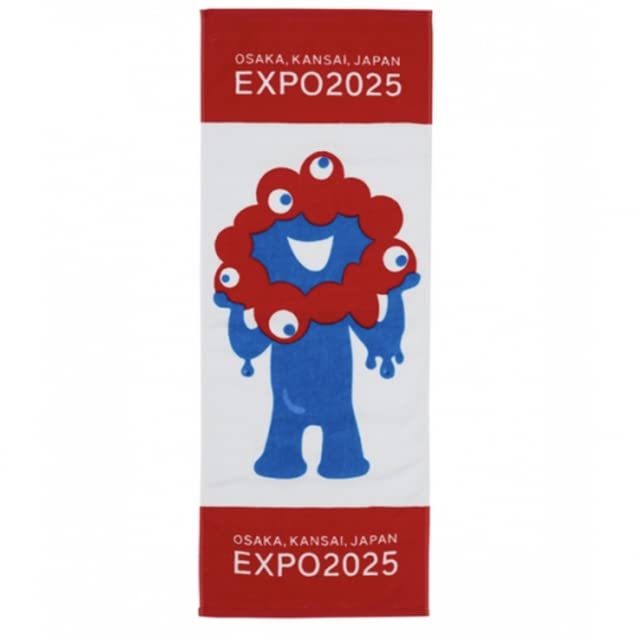 Amazon.co.jp: 大阪万博 EXPO2025 フェイスタオル ミャクミャク 01