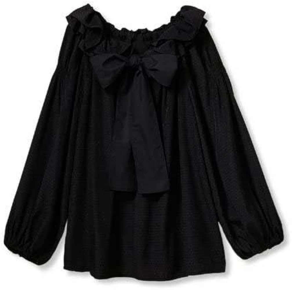 Amazon | [セルフォード] スモックブラウス CWFB244125 レディース BLK