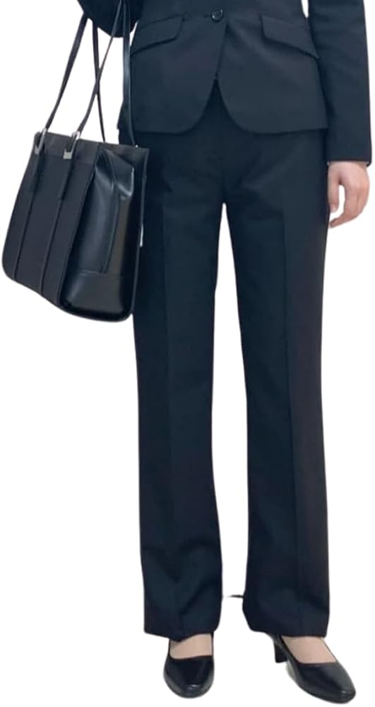 Amazon | 25SWaS黒無地2BPT_9251750黒SS | パンツスーツ 通販