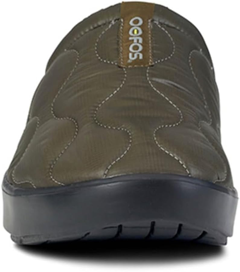 Amazon.com | OOFOS Men's OOcoozie Thermo Mule Shoe, Alpine Moss