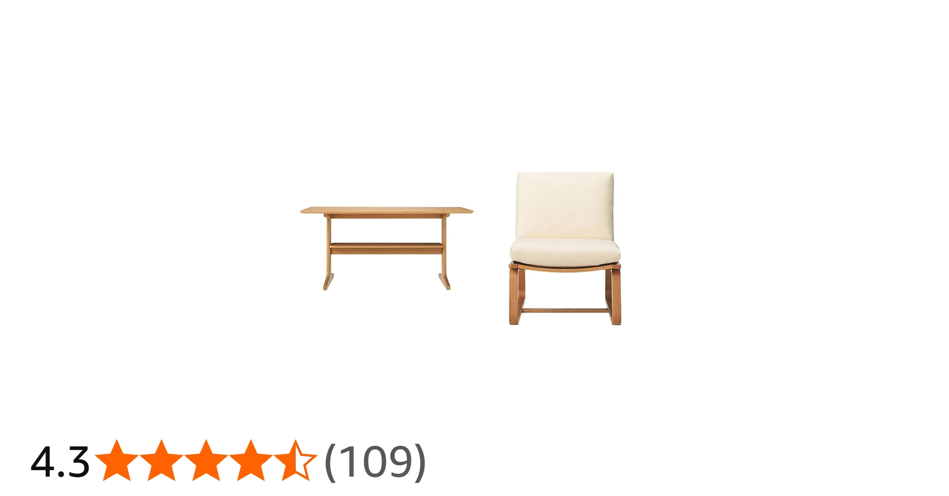 Amazon｜無印良品 リビングでもダイニングでもつかえるテーブル・2