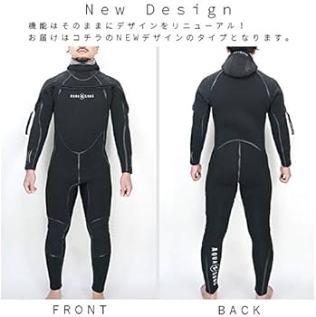 Amazon | ウェットスーツ ダイビング用 セミドライスーツ メンズ