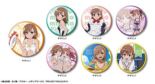 Amazon | とある科学の超電磁砲S 缶バッジ デザイン02(御坂美琴/B