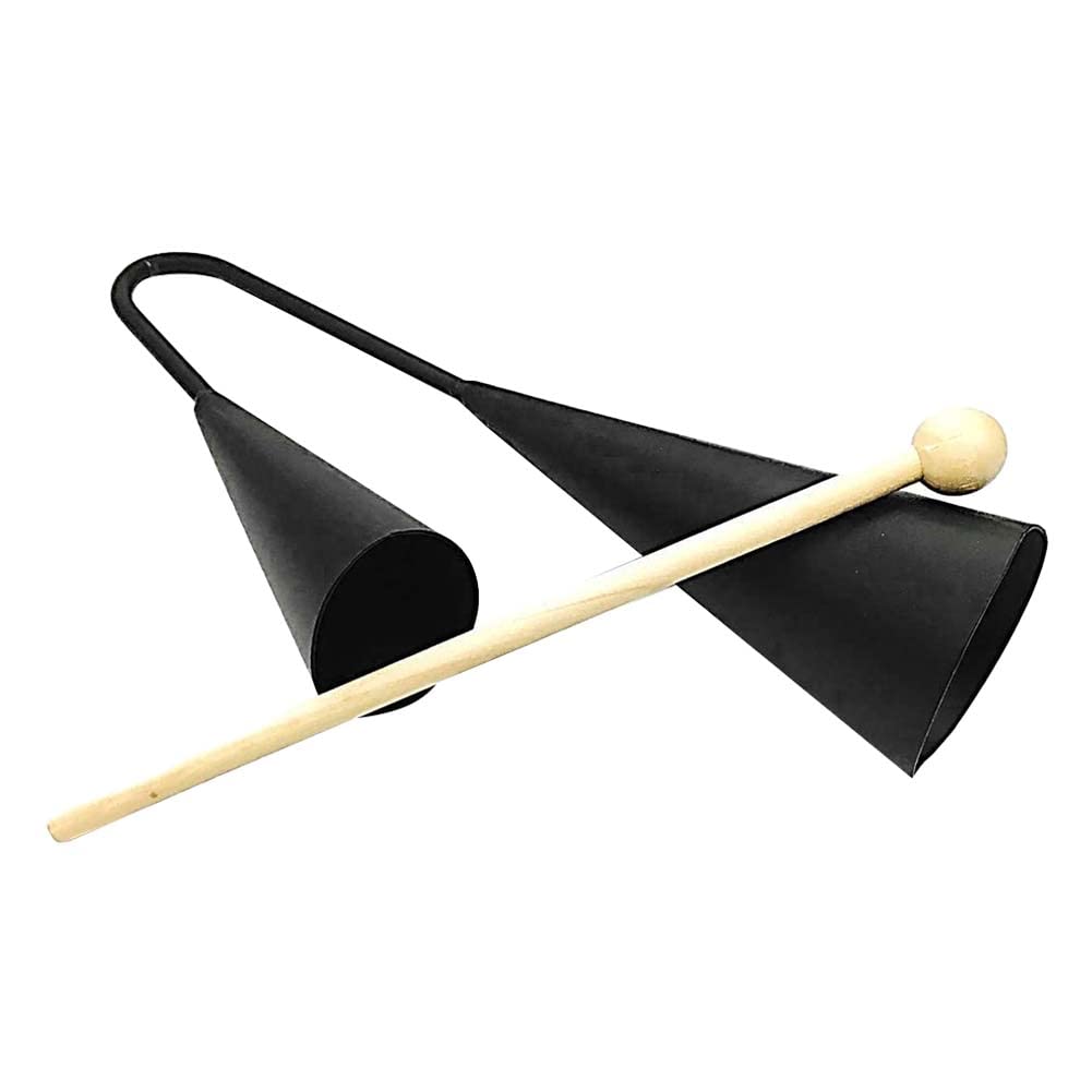 Amazon | アゴゴベル サンバ打楽器 ベル演奏 17cm マレット付き 民族