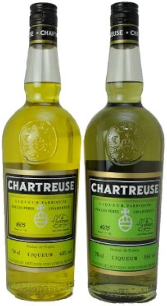 Amazon.co.jp: シャルトリューズ 2本セット ジョーヌ(黄) ・ヴェール