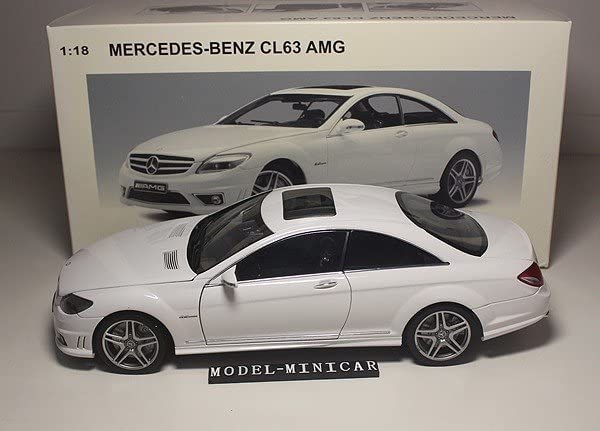 Amazon | △超美品！BENZ 1/18 メルセデスベンツ CL63 AMG 白