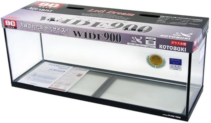 Amazon | 寿工芸 水槽 KC-ワイド900 ブラック | Kotobuki | 水槽 通販