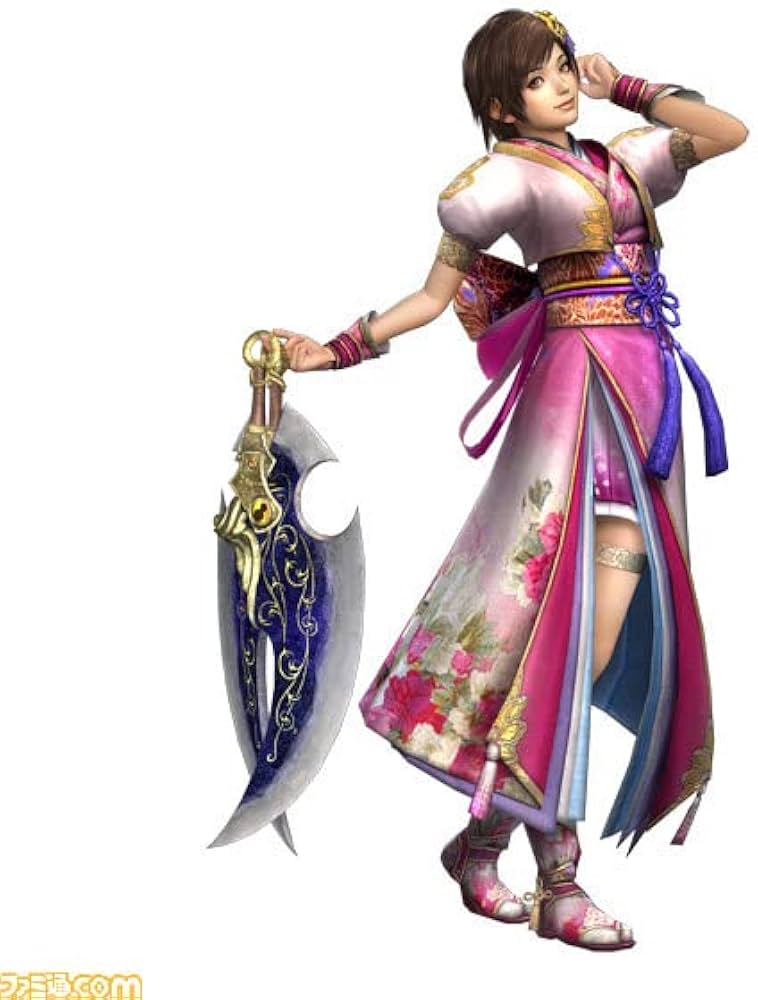 Amazon.co.jp: 戦国無双4』 ガラシャの青白ストライプ衣装や稲姫