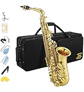 Amazon | Eastar アルトサックス E Saxophone ゴールドラッカー