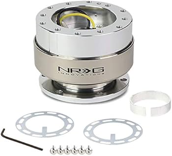 NRG SRK-201SSL シルバー クイックロック 盗難防止 SPINNING QUICK