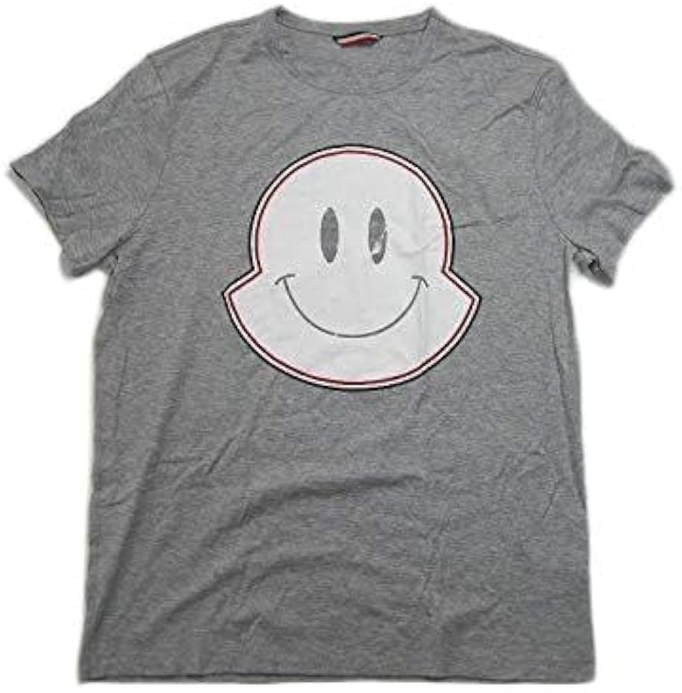 Amazon | [モンクレール] ニコちゃんロゴTシャツ にこちゃん スマイル