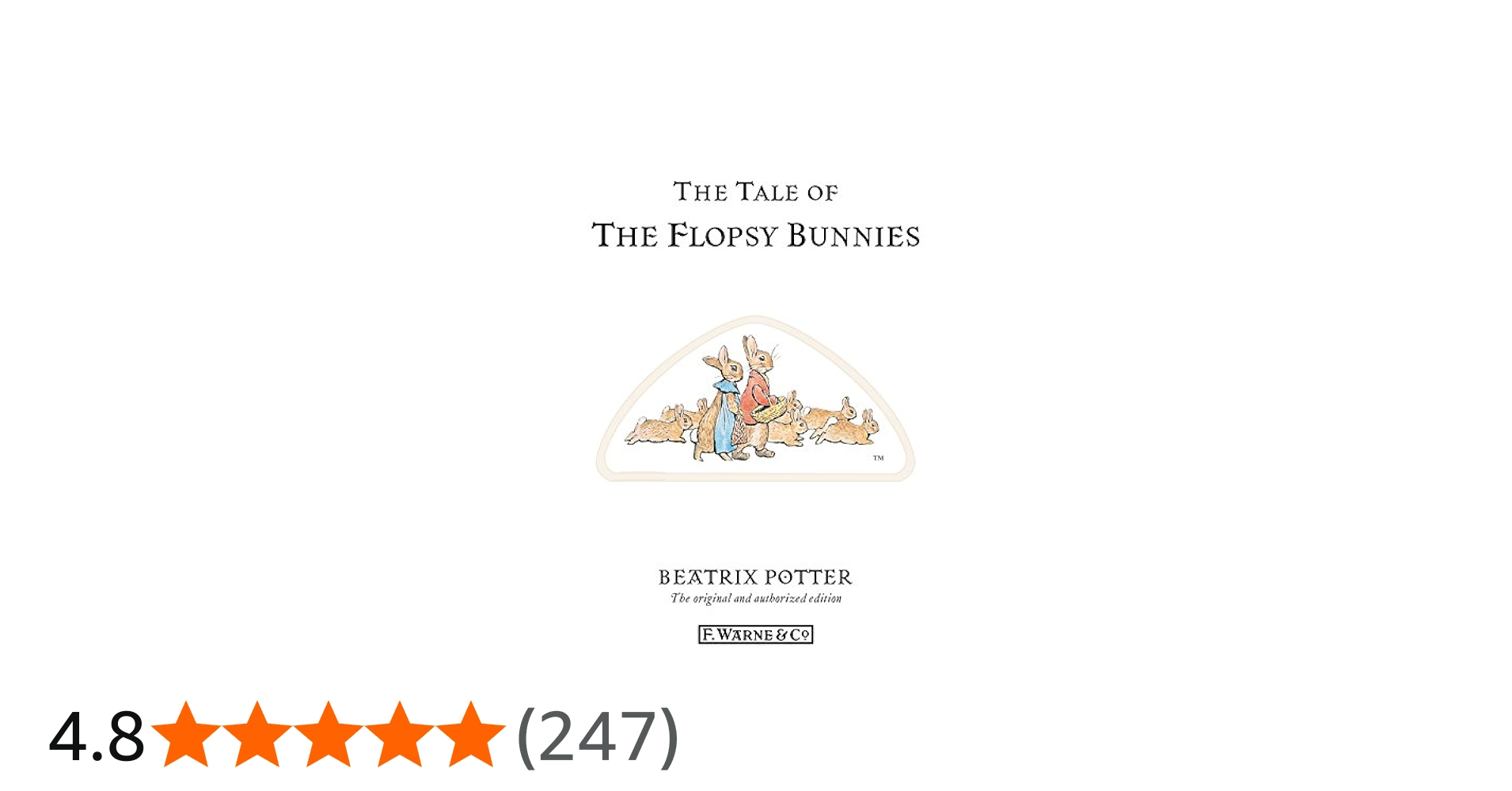 The Tale of The Flopsy Bunnies (Beatrix Potter Originals Book 10