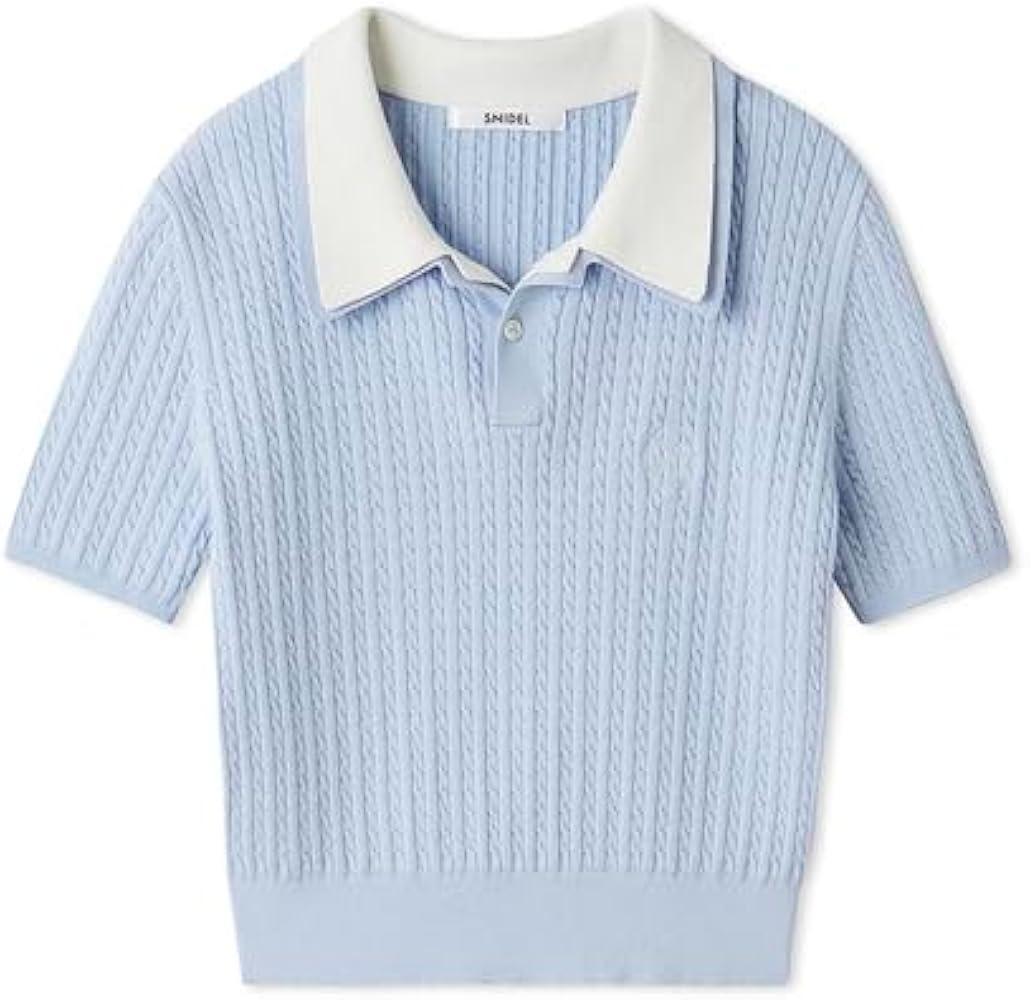 Amazon | [スナイデル] ワンポイントレイヤードポロニットプルオーバー