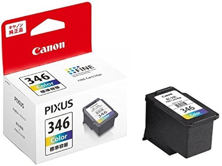 Amazon.co.jp: キヤノン FINEカートリッジ 3色カラー BC-346